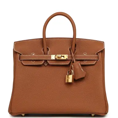 HERMÈS Hermes Birkin 25 Gold Togo Gold Hardware | Thumbnail 1 HERMÈS Hermes Birkin 25 Gold Togo Gold Hardware | Thumbnail 1