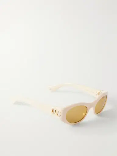 Valentino Eyewear Vlogo-embellished Round-frame Acetate Sunglasses | Thumbnail 3 Valentino Eyewear Vlogo-embellished Round-frame Acetate Sunglasses | Thumbnail 3