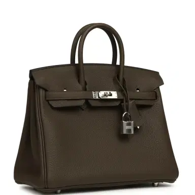 HERMÈS Hermes Birkin 25 Vert Loden Togo Palladium Hardware | Thumbnail 2 HERMÈS Hermes Birkin 25 Vert Loden Togo Palladium Hardware | Thumbnail 2