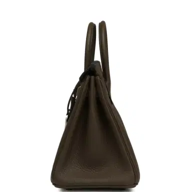HERMÈS Hermes Birkin 25 Vert Loden Togo Palladium Hardware | Thumbnail 3 HERMÈS Hermes Birkin 25 Vert Loden Togo Palladium Hardware | Thumbnail 3
