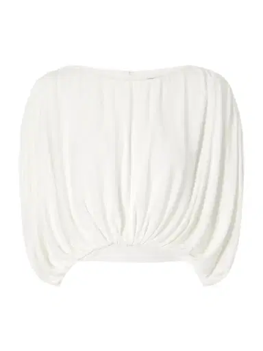 Abadia Draped Stretch-jersey Blouse | Thumbnail 1 Abadia Draped Stretch-jersey Blouse | Thumbnail 1