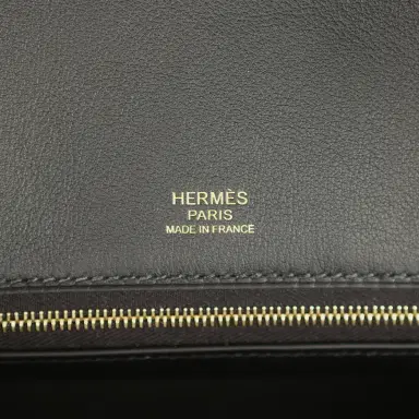 HERMÈS Hermes Birkin 30 Cote-a-Cote Tuffetage, Black Swift Permabrass Hardware | Thumbnail 8 HERMÈS Hermes Birkin 30 Cote-a-Cote Tuffetage, Black Swift Permabrass Hardware | Thumbnail 8