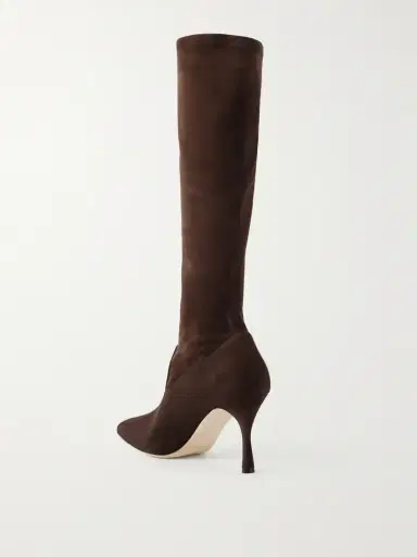 Manolo Blahnik Pamfilo 90 Suede Knee Boots | Thumbnail 3 Manolo Blahnik Pamfilo 90 Suede Knee Boots | Thumbnail 3