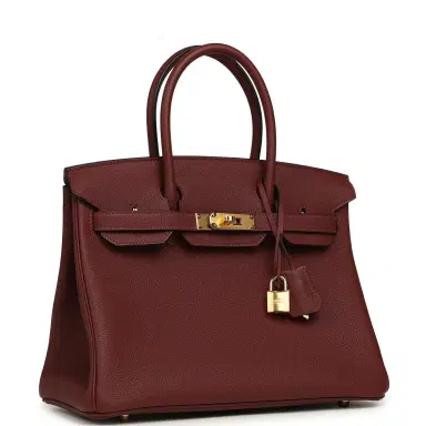 HERMÈS Hermes Birkin 30 Rouge H Togo Gold Hardware | Thumbnail 2 HERMÈS Hermes Birkin 30 Rouge H Togo Gold Hardware | Thumbnail 2