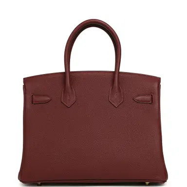 HERMÈS Hermes Birkin 30 Rouge H Togo Gold Hardware | Thumbnail 3 HERMÈS Hermes Birkin 30 Rouge H Togo Gold Hardware | Thumbnail 3