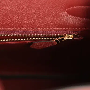 HERMÈS Hermes Birkin 30 Rouge H Togo Gold Hardware | Thumbnail 8 HERMÈS Hermes Birkin 30 Rouge H Togo Gold Hardware | Thumbnail 8