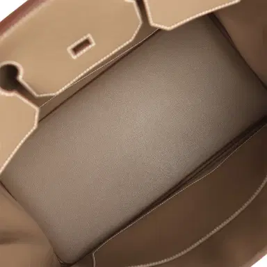 HERMÈS Hermes Birkin 40 Etoupe Togo Palladium Hardware | Thumbnail 9 HERMÈS Hermes Birkin 40 Etoupe Togo Palladium Hardware | Thumbnail 9