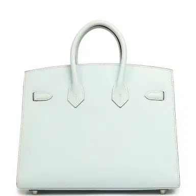 HERMÈS Hermes Birkin Sellier 25 Bleu Brume Epsom Palladium Hardware | Thumbnail 3 HERMÈS Hermes Birkin Sellier 25 Bleu Brume Epsom Palladium Hardware | Thumbnail 3