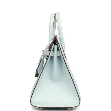 HERMÈS Hermes Birkin Sellier 25 Bleu Brume Epsom Palladium Hardware | Thumbnail 4 HERMÈS Hermes Birkin Sellier 25 Bleu Brume Epsom Palladium Hardware | Thumbnail 4