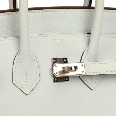 HERMÈS Hermes Birkin Sellier 25 Bleu Brume Epsom Palladium Hardware | Thumbnail 7 HERMÈS Hermes Birkin Sellier 25 Bleu Brume Epsom Palladium Hardware | Thumbnail 7