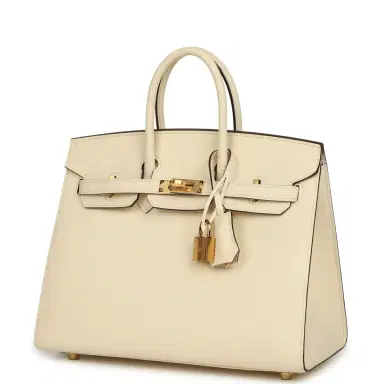 HERMÈS Hermes Birkin Sellier 25 Nata Epsom Gold Hardware | Thumbnail 5 HERMÈS Hermes Birkin Sellier 25 Nata Epsom Gold Hardware | Thumbnail 5