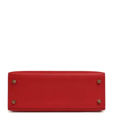 HERMÈS Hermes Kelly Sellier 25 Rouge Piment Epsom Gold Hardware | Thumbnail 6 HERMÈS Hermes Kelly Sellier 25 Rouge Piment Epsom Gold Hardware | Thumbnail 6
