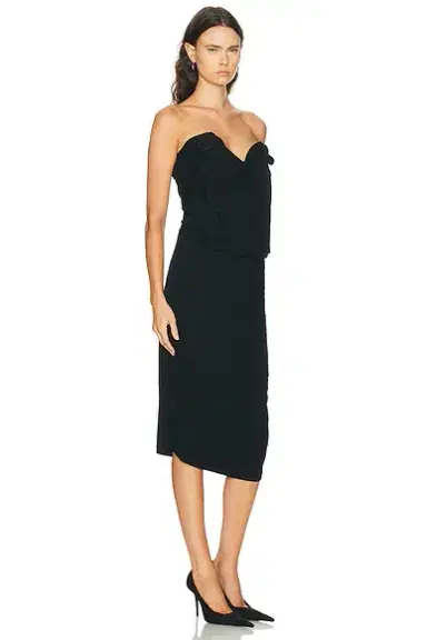 Magda Butrym Strapless Bustier Dress | Thumbnail 2 Magda Butrym Strapless Bustier Dress | Thumbnail 2