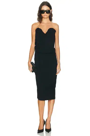 Magda Butrym Strapless Bustier Dress | Thumbnail 1 Magda Butrym Strapless Bustier Dress | Thumbnail 1
