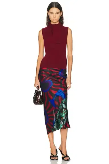 AKNVAS Giorgia Cashmere Wool Blend Sleeveless Tie Knit Top | Thumbnail 4 AKNVAS Giorgia Cashmere Wool Blend Sleeveless Tie Knit Top | Thumbnail 4