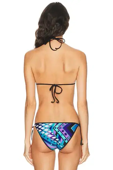 Pucci Lycra Triangle Bikini Top | Thumbnail 4 Pucci Lycra Triangle Bikini Top | Thumbnail 4