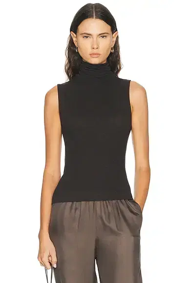 Cashmere Jersey Shell Top Cashmere Jersey Shell Top