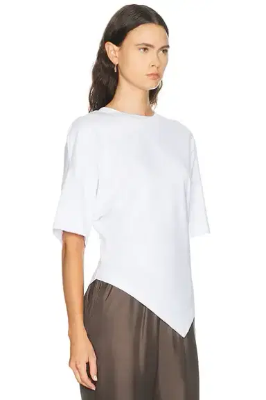 ENZA COSTA Supima Structured Jersey Asymmetric Tee | Thumbnail 2 ENZA COSTA Supima Structured Jersey Asymmetric Tee | Thumbnail 2