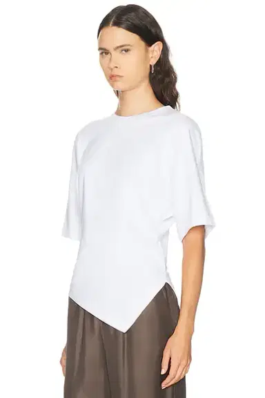 ENZA COSTA Supima Structured Jersey Asymmetric Tee | Thumbnail 3 ENZA COSTA Supima Structured Jersey Asymmetric Tee | Thumbnail 3