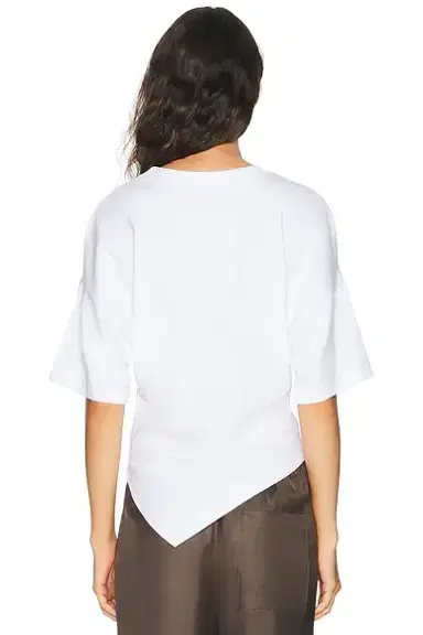 ENZA COSTA Supima Structured Jersey Asymmetric Tee | Thumbnail 4 ENZA COSTA Supima Structured Jersey Asymmetric Tee | Thumbnail 4