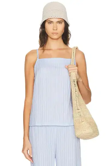DONNI. The Eyelet Pop Shell Top | Thumbnail 1 DONNI. The Eyelet Pop Shell Top | Thumbnail 1