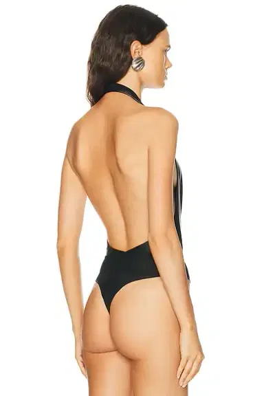The Andamane Zendaya Sleeveless Deep V Neck Bodysuit | Thumbnail 4 The Andamane Zendaya Sleeveless Deep V Neck Bodysuit | Thumbnail 4