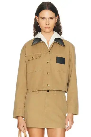 Balenciaga Cropped Workwear Jacket | Thumbnail 1 Balenciaga Cropped Workwear Jacket | Thumbnail 1