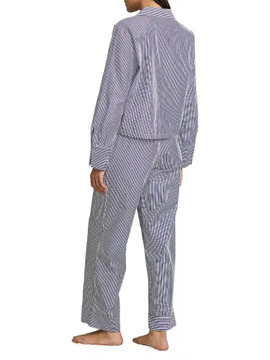 Polo Ralph Lauren Women's Bailey Striped Long Pajama Set - Bengal | Thumbnail 3 Polo Ralph Lauren Women's Bailey Striped Long Pajama Set - Bengal | Thumbnail 3