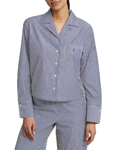 Polo Ralph Lauren Women's Bailey Striped Long Pajama Set - Bengal | Thumbnail 4 Polo Ralph Lauren Women's Bailey Striped Long Pajama Set - Bengal | Thumbnail 4