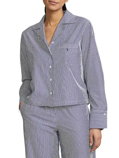 Polo Ralph Lauren Women's Bailey Striped Long Pajama Set - Bengal | Thumbnail 5 Polo Ralph Lauren Women's Bailey Striped Long Pajama Set - Bengal | Thumbnail 5