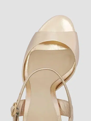 Alexandre Birman Women's Amy 90MM Metallic Leather Sandals - Golden | Thumbnail 5 Alexandre Birman Women's Amy 90MM Metallic Leather Sandals - Golden | Thumbnail 5