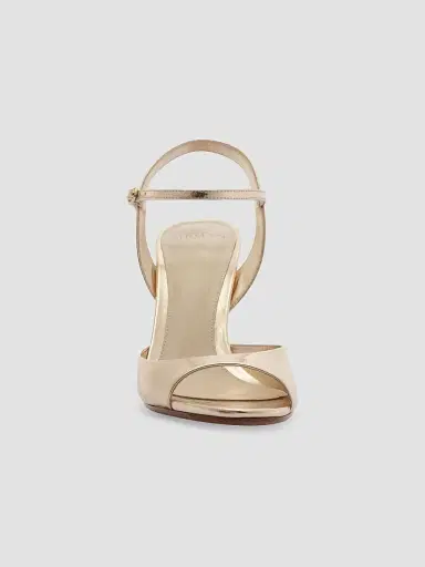Alexandre Birman Women's Amy 90MM Metallic Leather Sandals - Golden | Thumbnail 6 Alexandre Birman Women's Amy 90MM Metallic Leather Sandals - Golden | Thumbnail 6