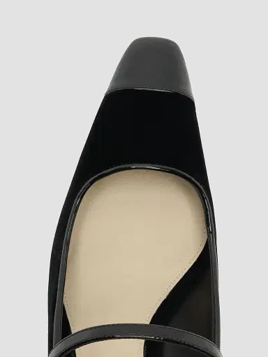 Alexandre Birman Women's Tita Wave 60MM Velvet Mules - Black | Thumbnail 4 Alexandre Birman Women's Tita Wave 60MM Velvet Mules - Black | Thumbnail 4