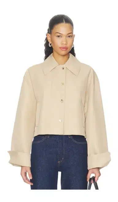 Favorite Daughter The Rue Cropped Trench | Thumbnail 2 Favorite Daughter The Rue Cropped Trench | Thumbnail 2