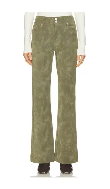 Hudson Jeans Faux Suede Dani Flare Pants | Thumbnail 1 Hudson Jeans Faux Suede Dani Flare Pants | Thumbnail 1