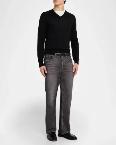 rag & bone Men's Fit 4 Miramar Denim Effect Five-Pocket Pants | Thumbnail 2 rag & bone Men's Fit 4 Miramar Denim Effect Five-Pocket Pants | Thumbnail 2