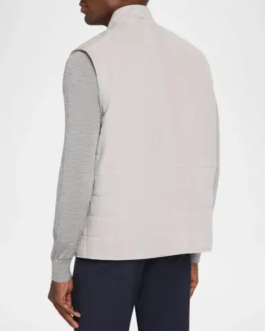 Peter Millar Men's Featherweight-Lined Suede Vest | Thumbnail 3 Peter Millar Men's Featherweight-Lined Suede Vest | Thumbnail 3