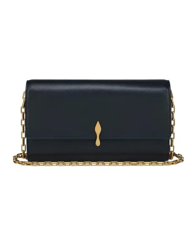 Bettina Wallet on Chain in Leather Bettina Wallet on Chain in Leather