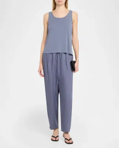 Eileen Fisher Cropped Organic Linen Lantern Pants | Thumbnail 2 Eileen Fisher Cropped Organic Linen Lantern Pants | Thumbnail 2