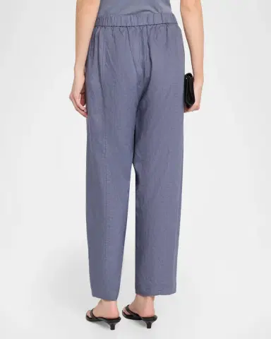 Eileen Fisher Cropped Organic Linen Lantern Pants | Thumbnail 3 Eileen Fisher Cropped Organic Linen Lantern Pants | Thumbnail 3