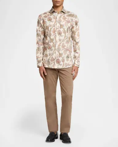Etro Men's Roma Paisley Button-Down Shirt | Thumbnail 2 Etro Men's Roma Paisley Button-Down Shirt | Thumbnail 2