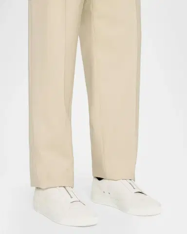 Lanvin Men's Dbb1 Suede Zip-Up Sneakers | Thumbnail 2 Lanvin Men's Dbb1 Suede Zip-Up Sneakers | Thumbnail 2