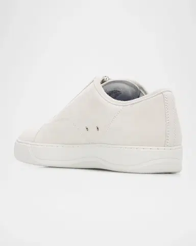Lanvin Men's Dbb1 Suede Zip-Up Sneakers | Thumbnail 4 Lanvin Men's Dbb1 Suede Zip-Up Sneakers | Thumbnail 4