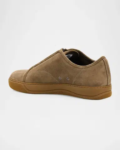 Lanvin Men's Dbb1 Suede Zip-Up Sneakers | Thumbnail 4 Lanvin Men's Dbb1 Suede Zip-Up Sneakers | Thumbnail 4