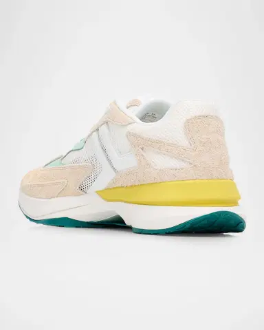 Lanvin Men's Jla Mesh and Leather Runner Sneakers | Thumbnail 4 Lanvin Men's Jla Mesh and Leather Runner Sneakers | Thumbnail 4