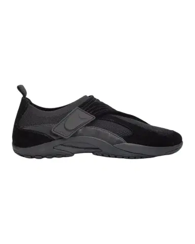 Lanvin Men's Mesh Knit and Leather Grip-Strap Sneakers | Thumbnail 1 Lanvin Men's Mesh Knit and Leather Grip-Strap Sneakers | Thumbnail 1