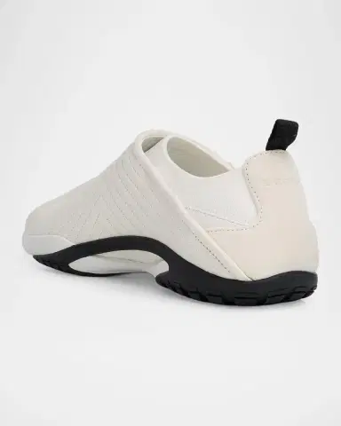 Lanvin Men's Mesh Knit and Leather Grip-Strap Sneakers | Thumbnail 4 Lanvin Men's Mesh Knit and Leather Grip-Strap Sneakers | Thumbnail 4