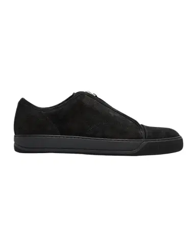 Lanvin Men's Dbb1 Suede Zip-Up Sneakers | Thumbnail 1 Lanvin Men's Dbb1 Suede Zip-Up Sneakers | Thumbnail 1