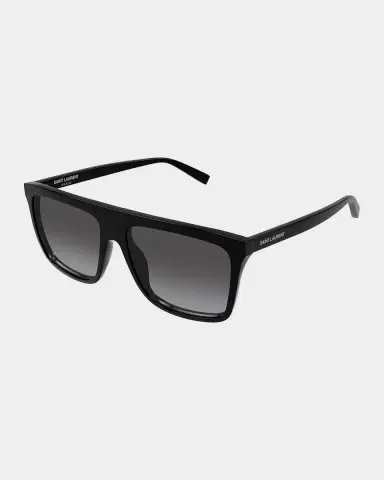 Saint Laurent Men's Rectangular Acetate Sunglasses | Thumbnail 2 Saint Laurent Men's Rectangular Acetate Sunglasses | Thumbnail 2