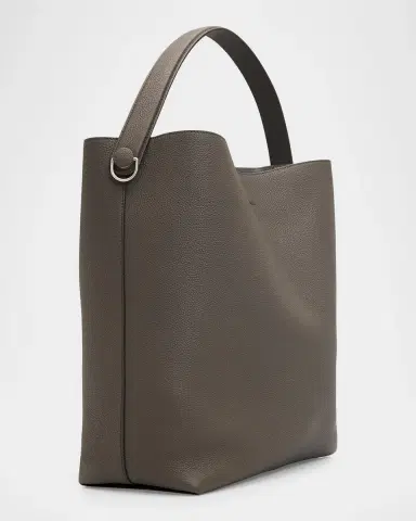 Giorgio Armani Large Grain Leather Hobo Bag | Thumbnail 3 Giorgio Armani Large Grain Leather Hobo Bag | Thumbnail 3